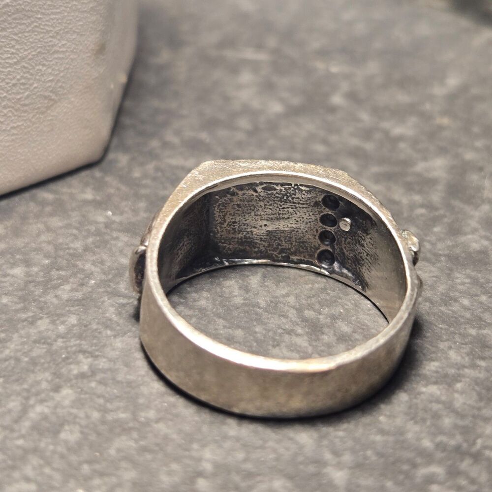 AA Recovery Vintage Sterling Silver Sz 8.5 - Picture 5 of 7